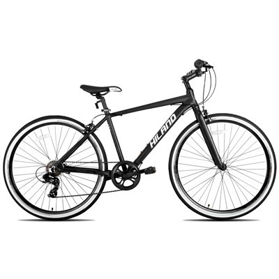 Joykie Hiland Hybrid Bike 700c Roti 7 Veloċitajiet Għall-Mens u n-Nisa Pass - fuq jew pass - permezz ta 'qafas, rota tal-vjaġġatur urbana, roti tat-triq, għall-adult, għall-adult